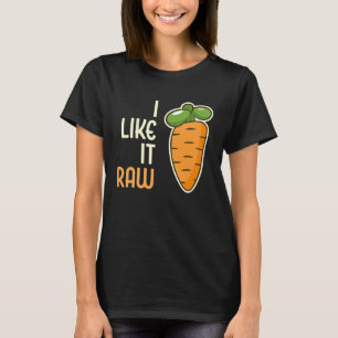 Vegetabilisk morot jag gillar det rå Vegan-livssti T Shirt