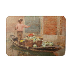 Vegetabilisk säljare i Venedig (av Vincenzo Capril Badrumsmatta