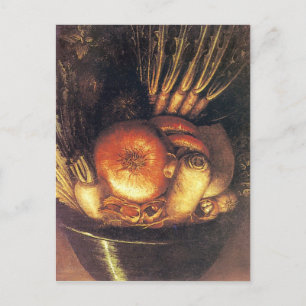 Vegetabiliska Bowl av Giuseppe Arcimboldo Vykort