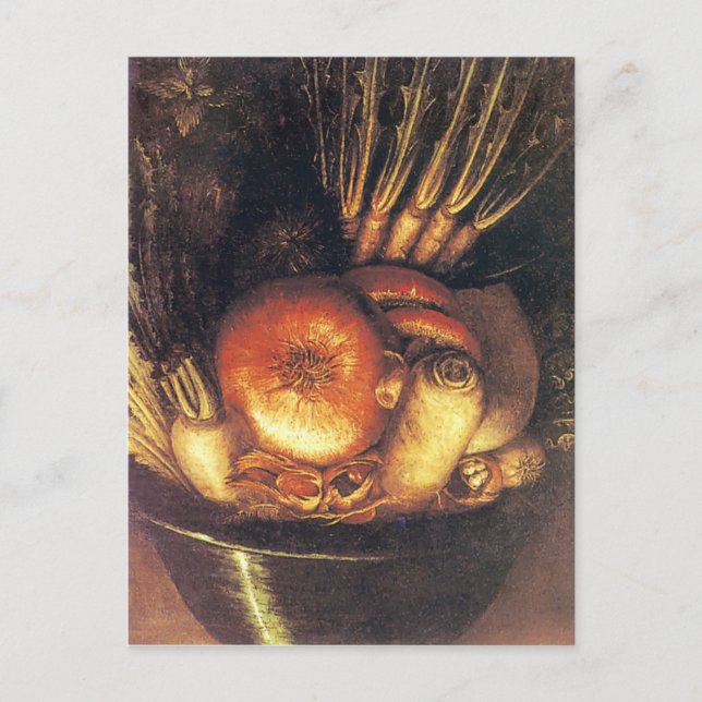 Vegetabiliska Bowl av Giuseppe Arcimboldo Vykort (Framsida)