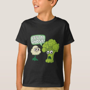 Vegetabiliska livsmedel Skrämt Broccoli och Blomkå T Shirt