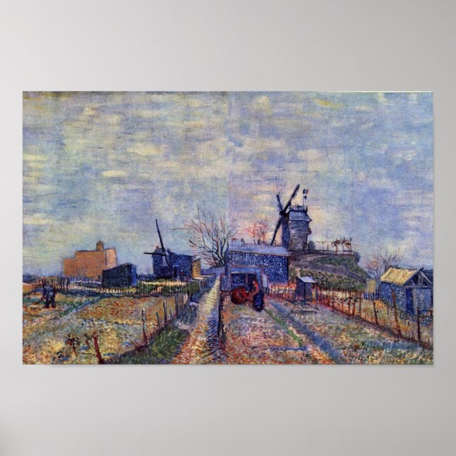 Vegetabiliska trädgårdar och Moulin de Blood-Fin Poster (Framsidan)