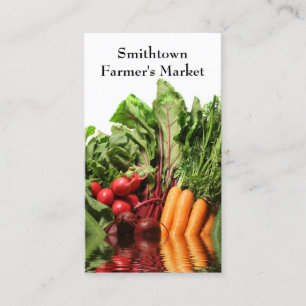 Vegetabiliskt Affärskort Visitkort