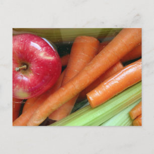 Vegetabiliskt konstvykort vykort