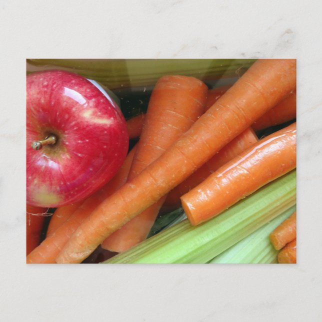 Vegetabiliskt konstvykort vykort (Framsida)