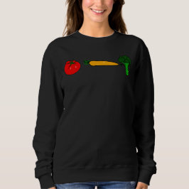 Vegetable älskare tomato broccoli och morot t shirt