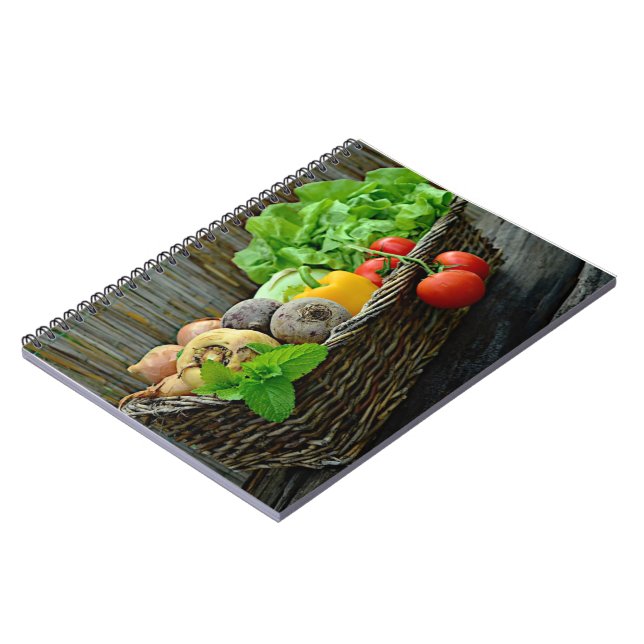 Vegetable Basket Anteckningsbok (Vänstra Sidan)