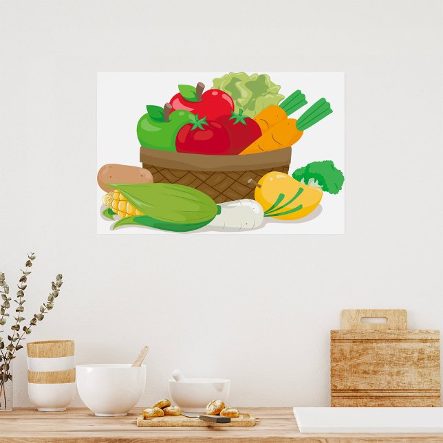 Vegetable Basket Poster (Skapare uppladdad)