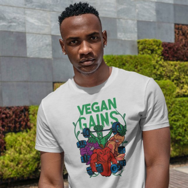 Vegetable Bodybuilding Vegan T Shirt (Skapare uppladdad)