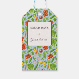 Vegetable Garden Gift Bag — Soft Wedgewood Presentetikett