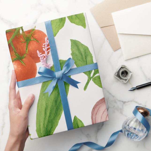 Vegetable Garden Wrapping Paper | Kitchen Gift Presentpapper (Gifting)
