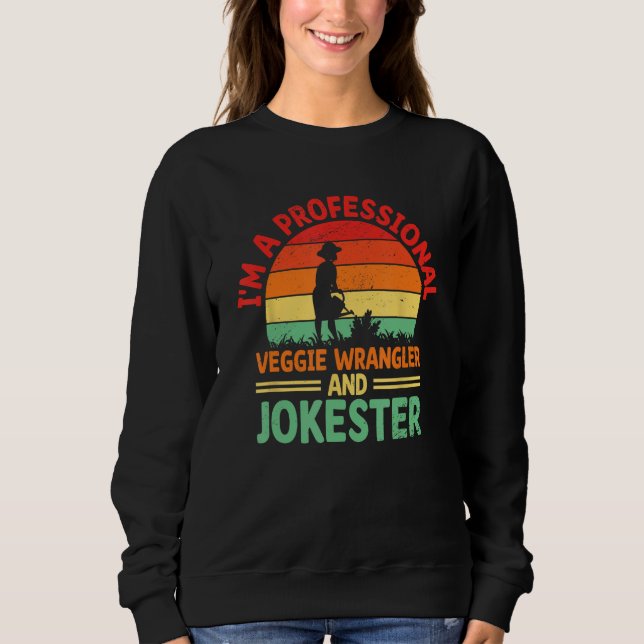 Vegetable Gardenener  Garden Work Veggie T Shirt (Framsida)