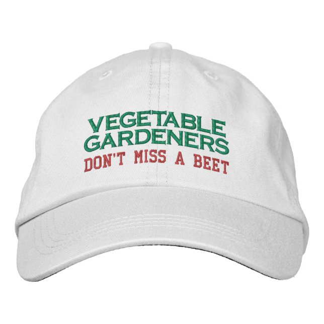 Vegetable Gardener Embroiderad Baseball Hat Broderad Keps (Framsida)
