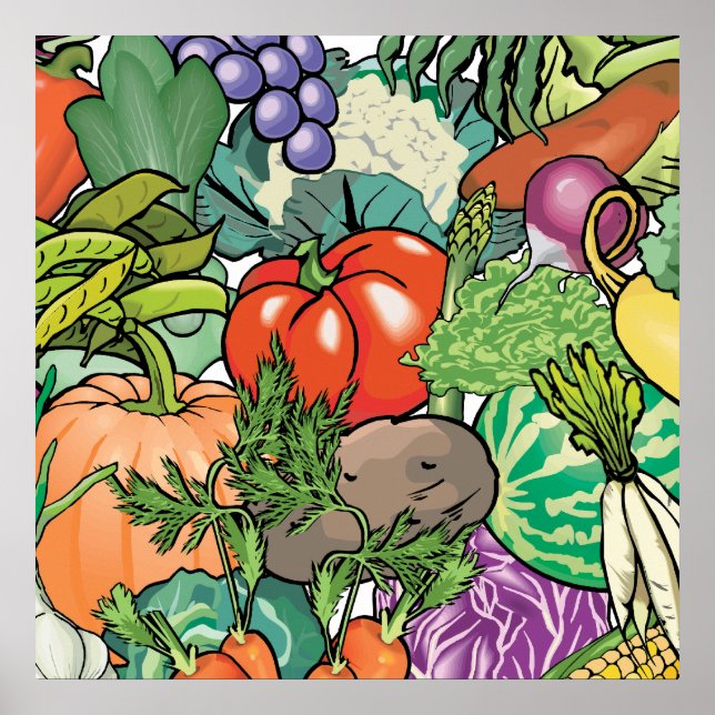 Vegetable Gardener Poster (Framsidan)