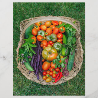 Vegetable Harvest Basket Reklamblad