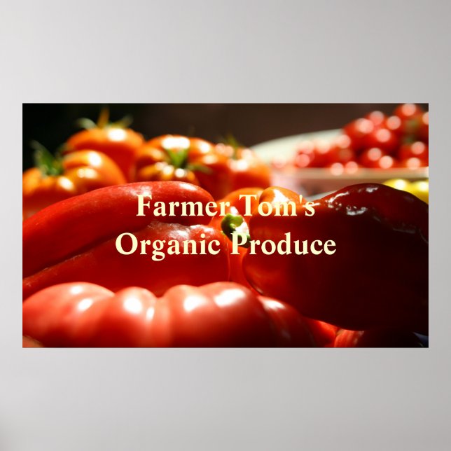 Vegetable Harvest Poster (Framsidan)