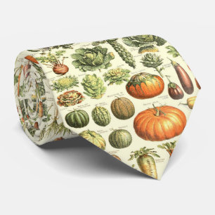 Vegetable Mönster Tie - Healthy Veg Art Necktie Slips