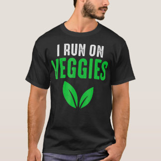 Vegetable Running Motivational Quote Springer Vegg T Shirt
