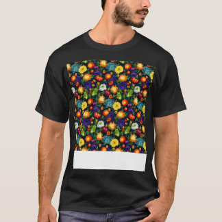 Vegetable Seamless Mönster Veggie Leafy Grönt Sala T Shirt