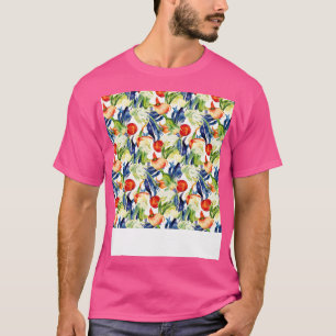 Vegetable Seamless Mönster Veggie Leafy Grönt Sala T Shirt