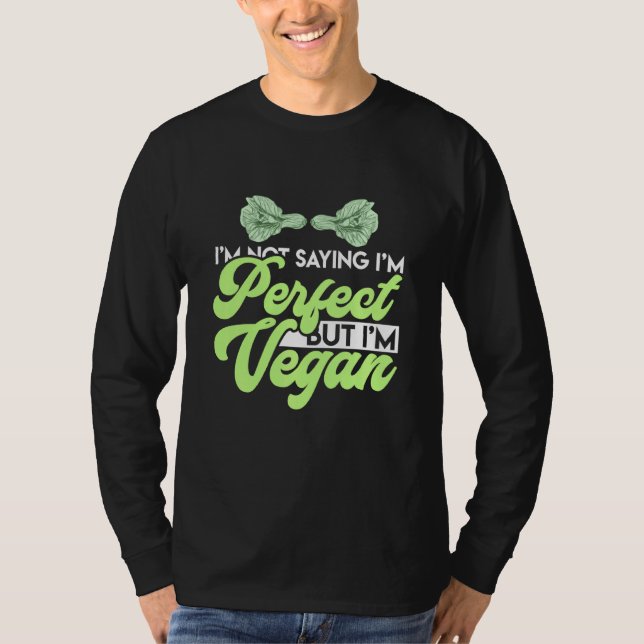 Vegetables Animal Cow Plant Based Vegetarian Vega T Shirt (Framsida)