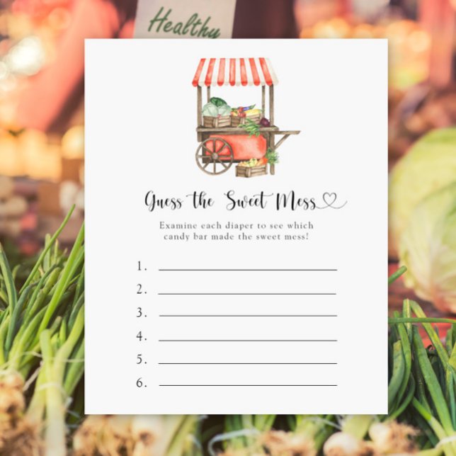 Vegetables babydusch - Gissa  (Skapare uppladdad)