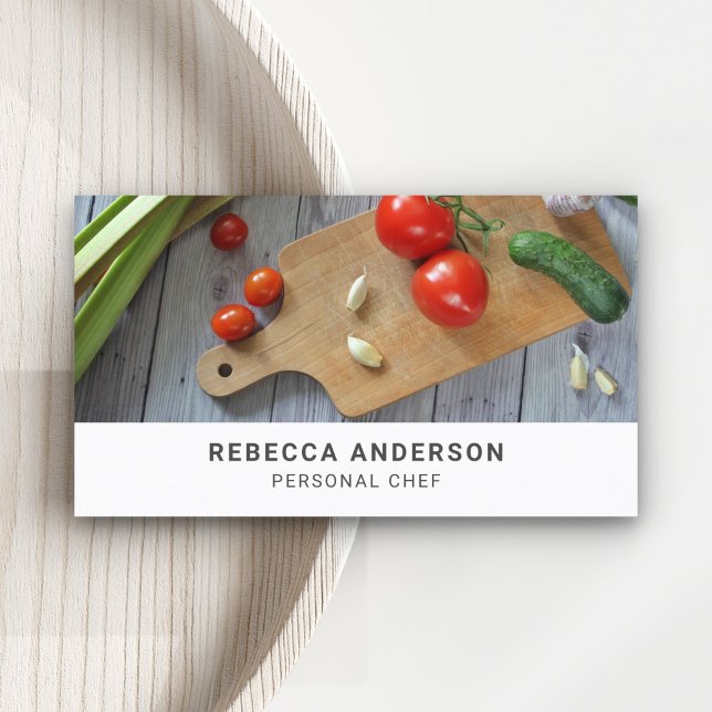 Vegetables Catering CEG Board Personal Chef Visitkort (Skapare uppladdad)