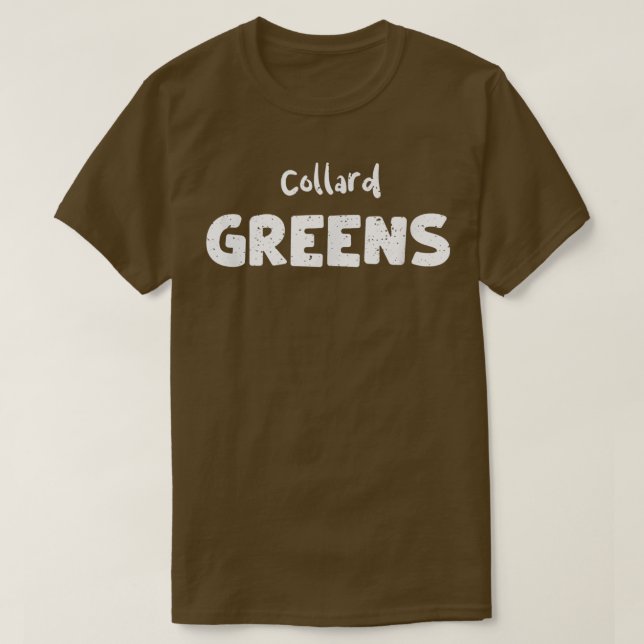 Vegetables Collard Grönt Thanksgiving Ord T Shirt (Design framsida)