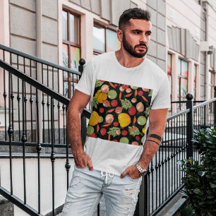 Vegetables Mönster T-Shirt