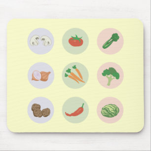 Vegetables Mousepad Musmatta