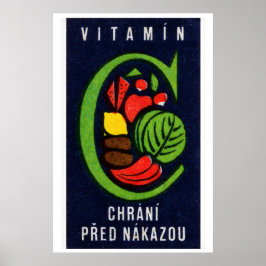 Vegetables Protect Against Infection - Matchbox Poster