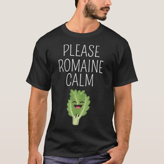 Vegetables Pun Funny Lettuce Vegetarian Vegan Gift T Shirt (Framsida)