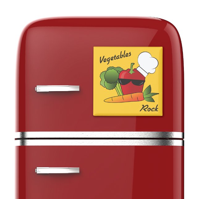 Vegetables Sten Red Pepper Magnet (Skapare uppladdad)