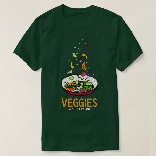 Vegetables Vegetarian Gift T Shirt (Design framsida)