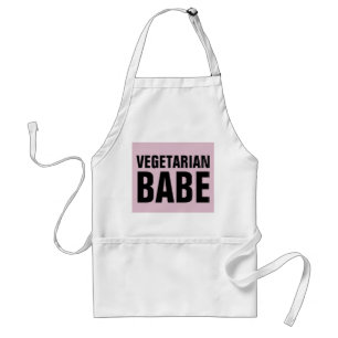 VEGETARIAN BABE DAM KöksAprons Förkläde