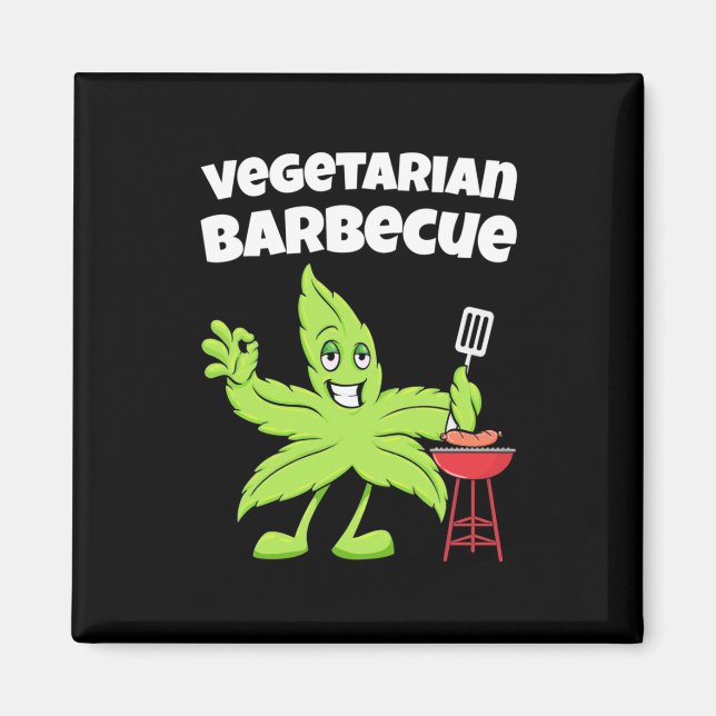 Vegetarian Barbecue Magnet (Framsidan)