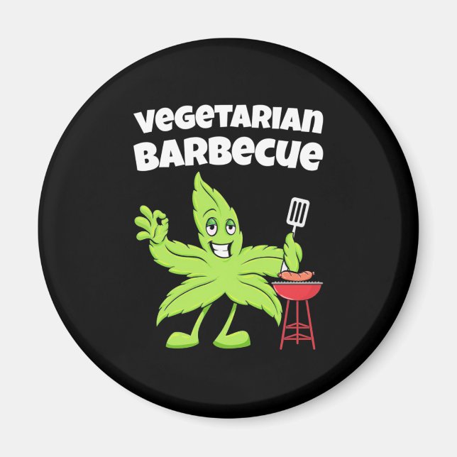 Vegetarian Barbecue Magnet (Framsidan)