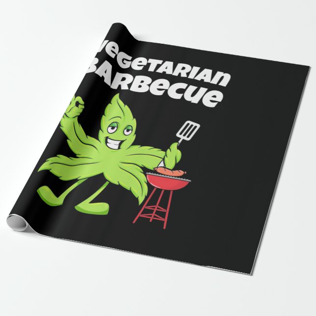 Vegetarian Barbecue Presentpapper (Utrullad)