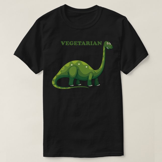 Vegetarian Brachiosaurus T Shirt (Design framsida)