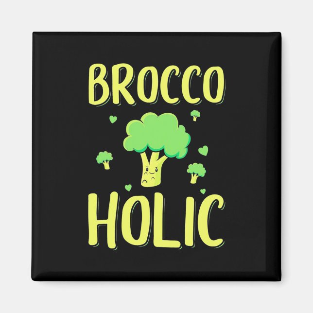 Vegetarian Brocco Holio Magnet (Framsidan)