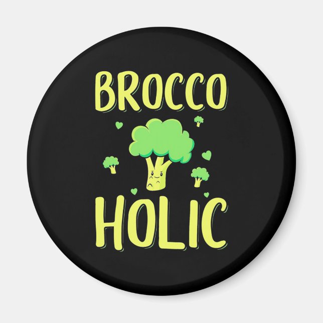 Vegetarian Brocco Holio Magnet (Framsidan)