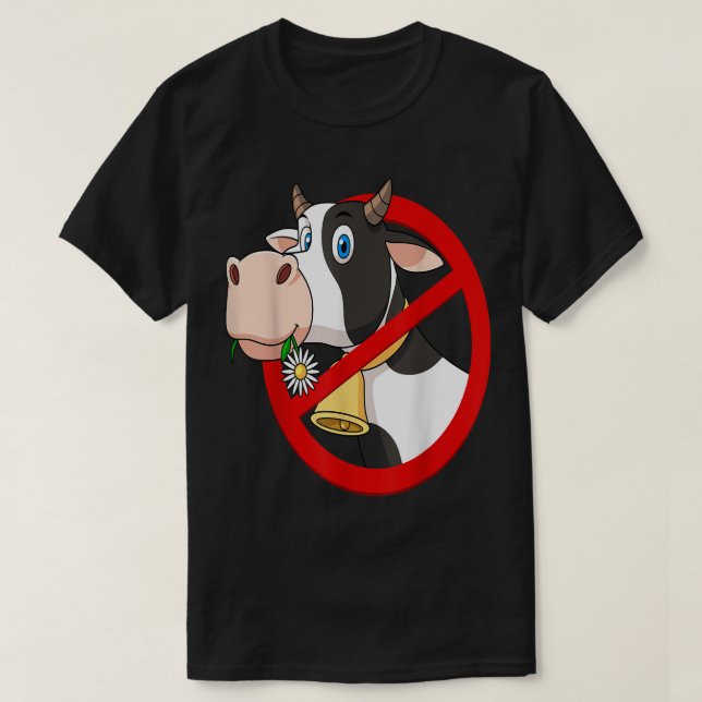 Vegetarian Cow T Shirt (Design framsida)