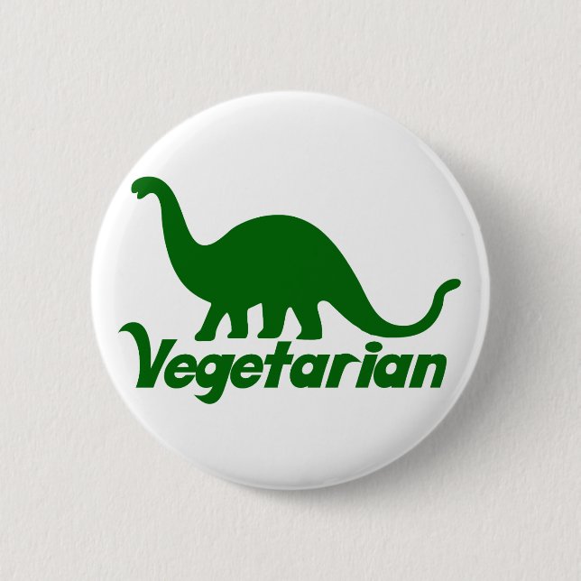 Vegetarian Dinosaur Knapp (Framsida)