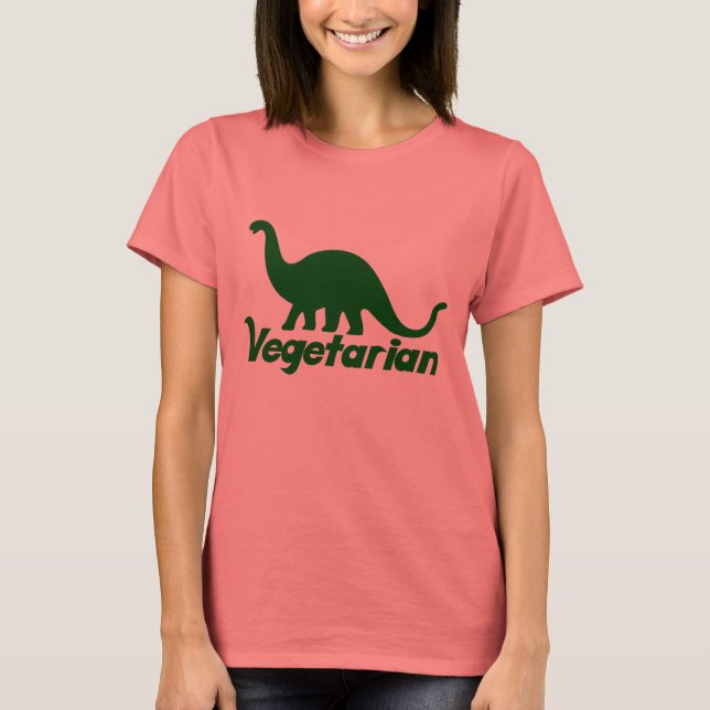 Vegetarian Dinosaur Tee (Framsida)