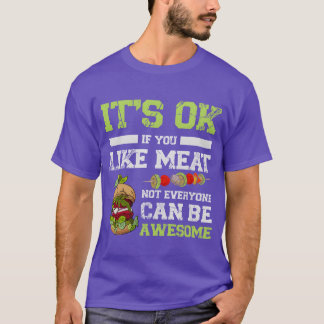 Vegetarian Fast Food Vegan Veggie retro T Shirt