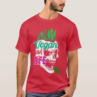 Vegetarian for Life Vegetables Vegan Vegetarianism T Shirt