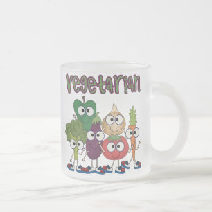 Vegetarian Frostad Glasmugg