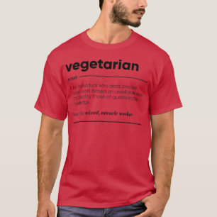 Vegetarian Funny Definition Premium T-Shirt