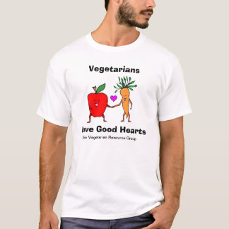 Vegetarian har den bra hjärtautslagsplatsen tee shirt