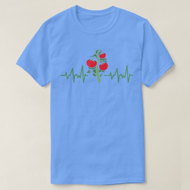 Vegetarian Heartslag Tomato Vegan Gift T Shirt (Design framsida)